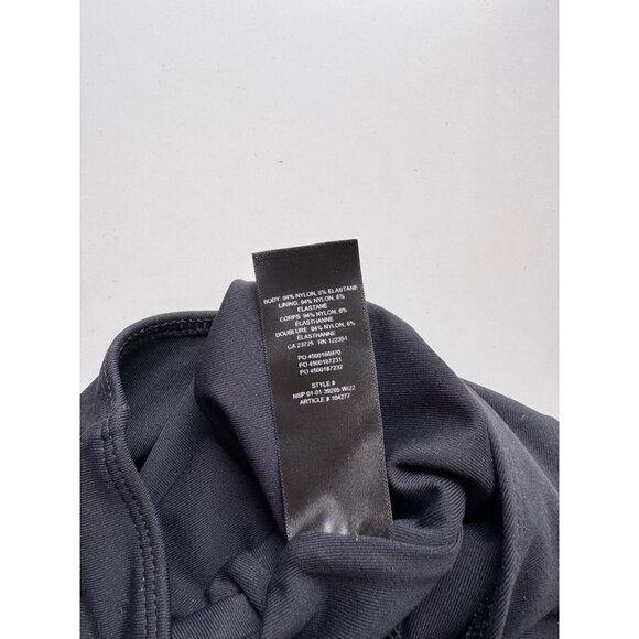 Aritzia BABATON Contour Black Jersey Square Neck Long Sleeve Bodysuit, Size S - Picture 9 of 16